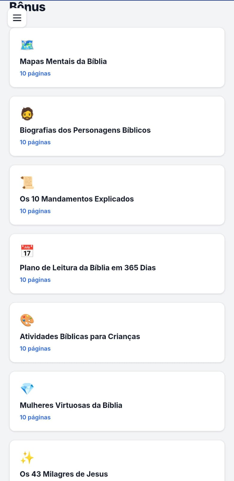 Jornada Bíblica — prévia do conteúdo